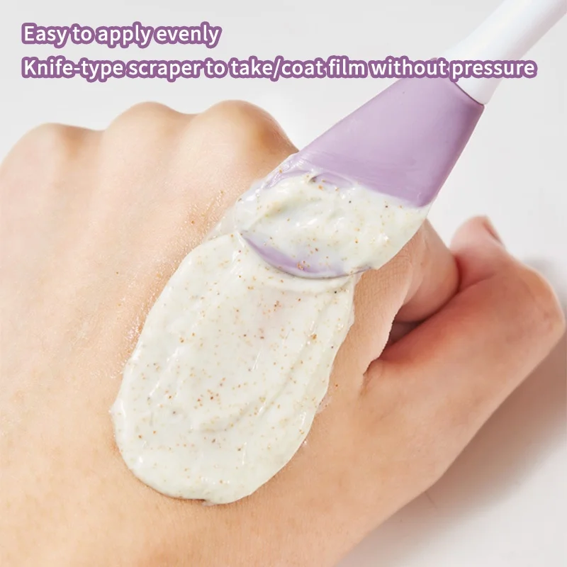Double Head Silicone Facial Mask Brush Facial Massage Cleaning Brushs DIY Mud Film Scraper Facial Care Tool For Skincare Cosmetic Tools