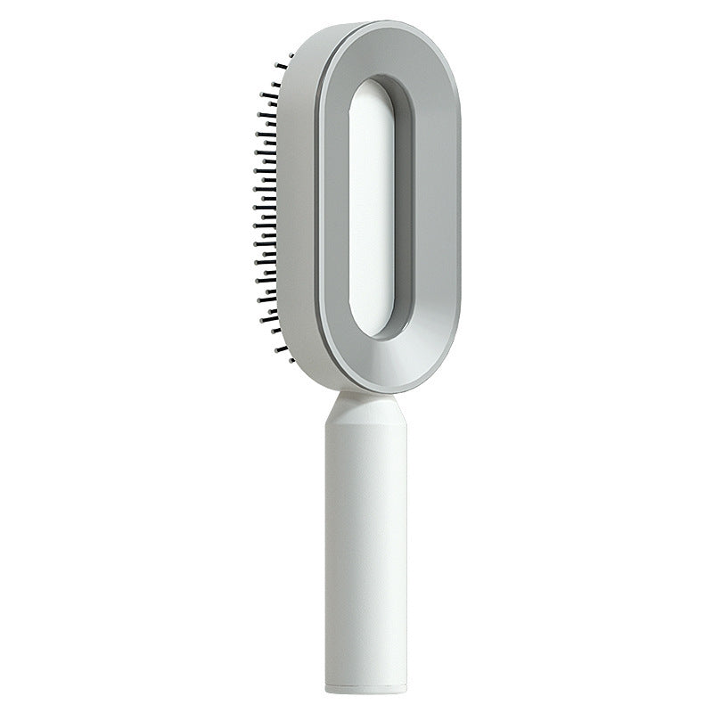 Professional Self-Cleaning Hair Brush - Certified Premium Scalp Massage & Detangling System