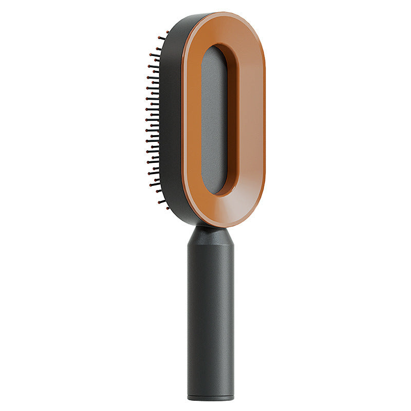 Professional Self-Cleaning Hair Brush - Certified Premium Scalp Massage & Detangling System