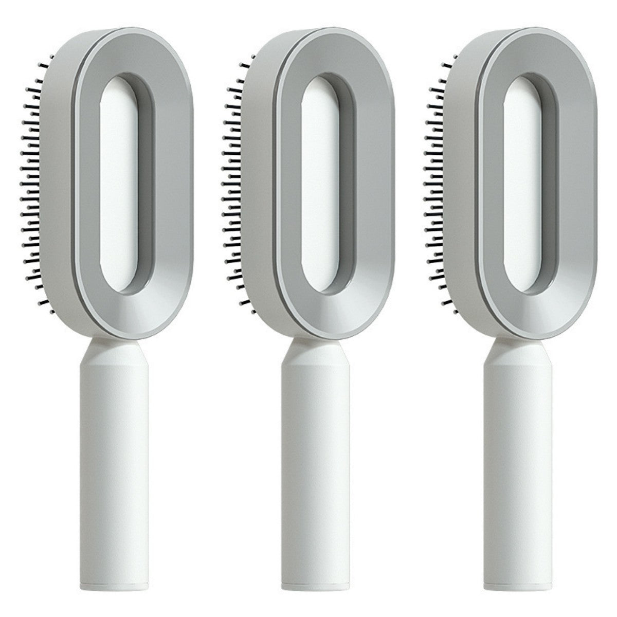 Professional Self-Cleaning Hair Brush - Certified Premium Scalp Massage & Detangling System