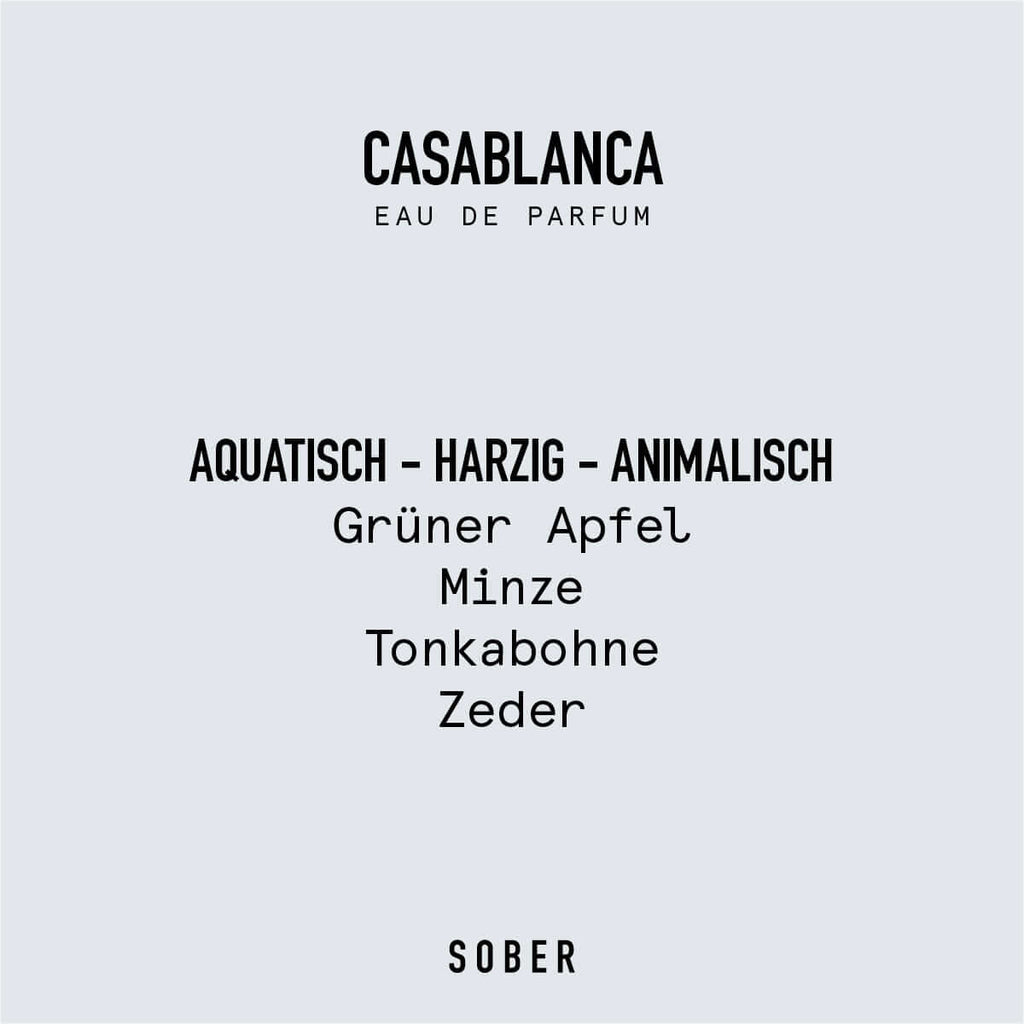 SOBER CASABLANCA - Eau de Parfum