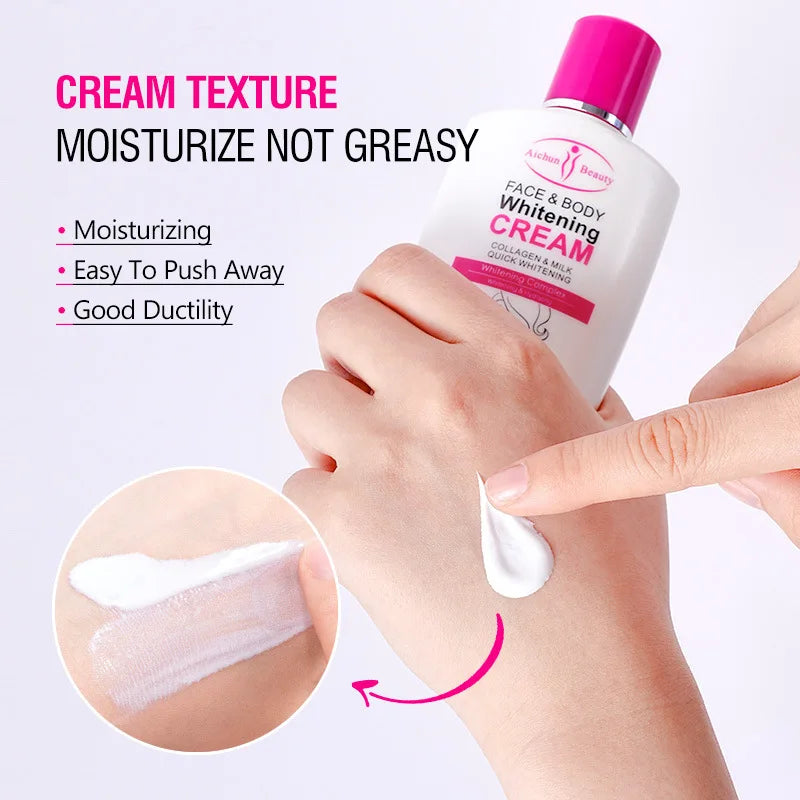 Face Body Bleaching Cream Improve Dark Skin Collagen Face Body Lotion