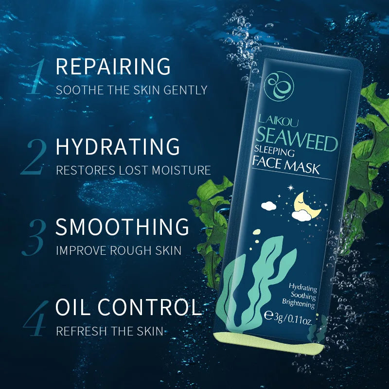 8pcs LAIKOU Moisturizing Facial Mask Anti Wrinkle Hydrating Sleeping
