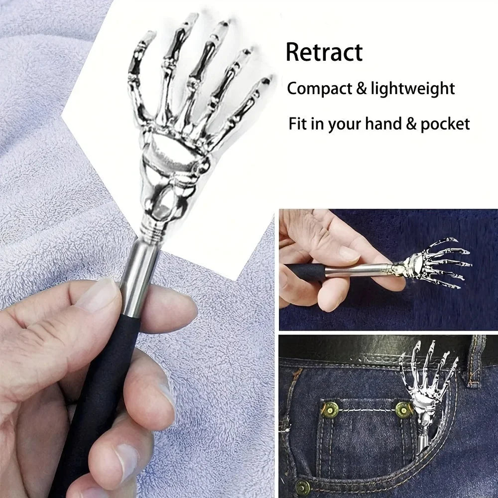 Portable Stainless Steel Telescopic Back Scratcher Extendable