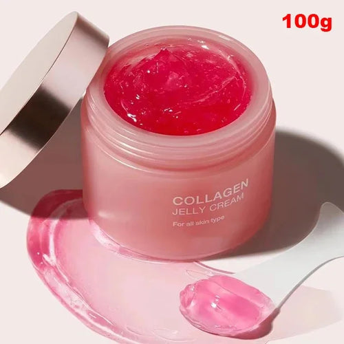100g Jelly Face Cream Collagen Soft SPA Nourishing Moisturize Face