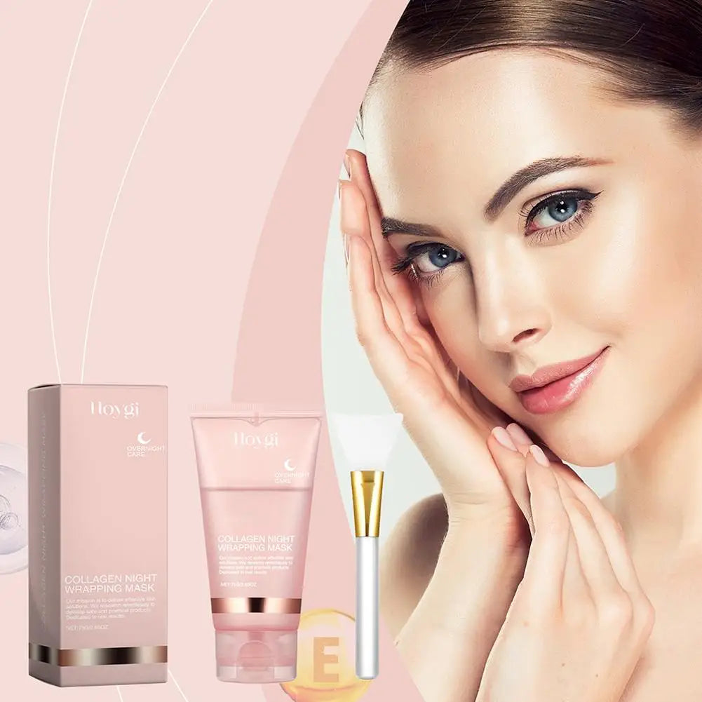 Collagen Peel Off Mask Collagen Overnight Wrapping Mask Hydrating