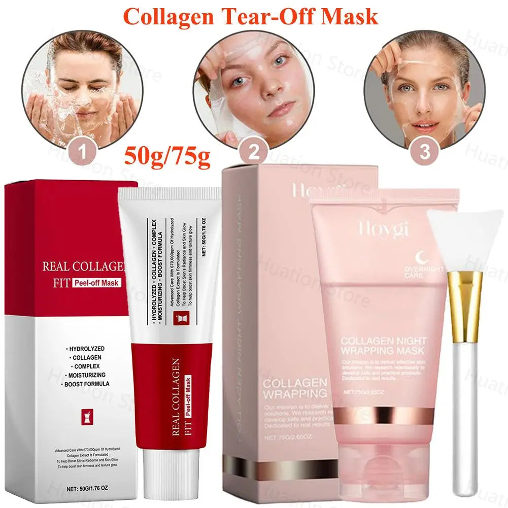 Collagen Peel Off Mask Collagen Overnight Wrapping Mask Hydrating