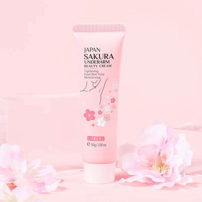 Laikou Sakura Underarm Cream Knee Buttocks Dark Skin  Improve Melanin