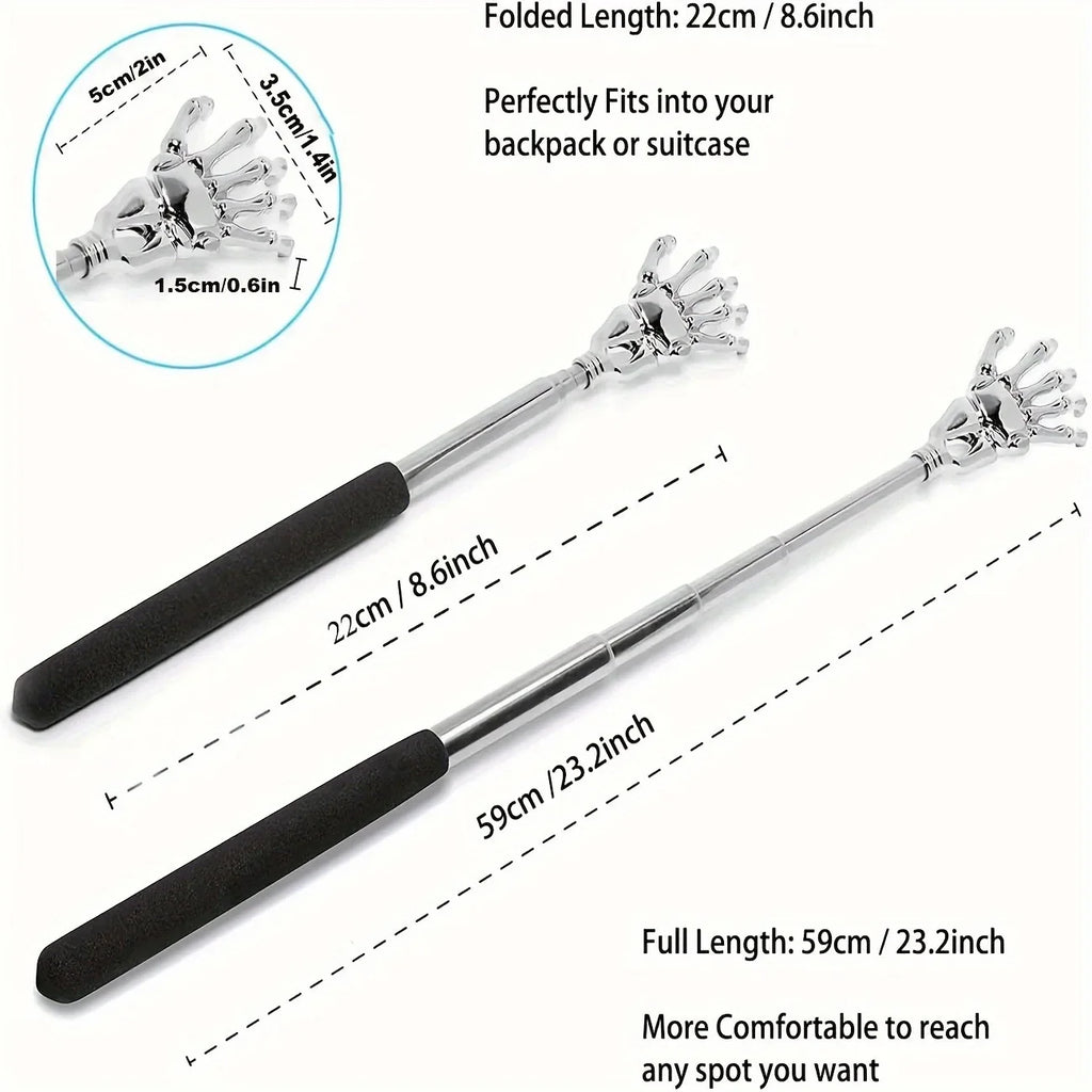 Portable Stainless Steel Telescopic Back Scratcher Extendable