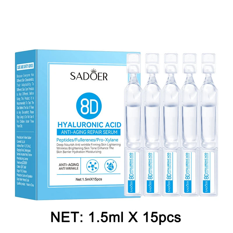 Hyaluronic Acid Face Serum Moist Tender Skin Deep Nourish Fullerenes