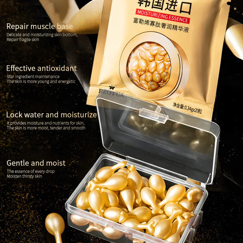 20/50Pcs Collagen Face Care Capsules Serum Spot Acne Wrinkle Remover