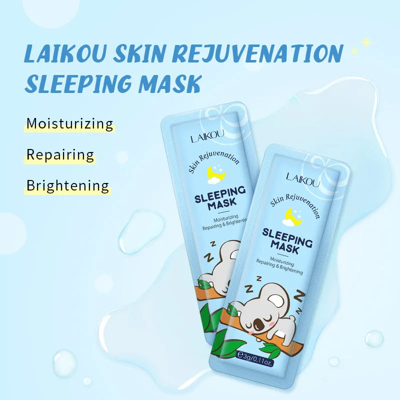 8pcs LAIKOU Moisturizing Facial Mask Anti Wrinkle Hydrating Sleeping