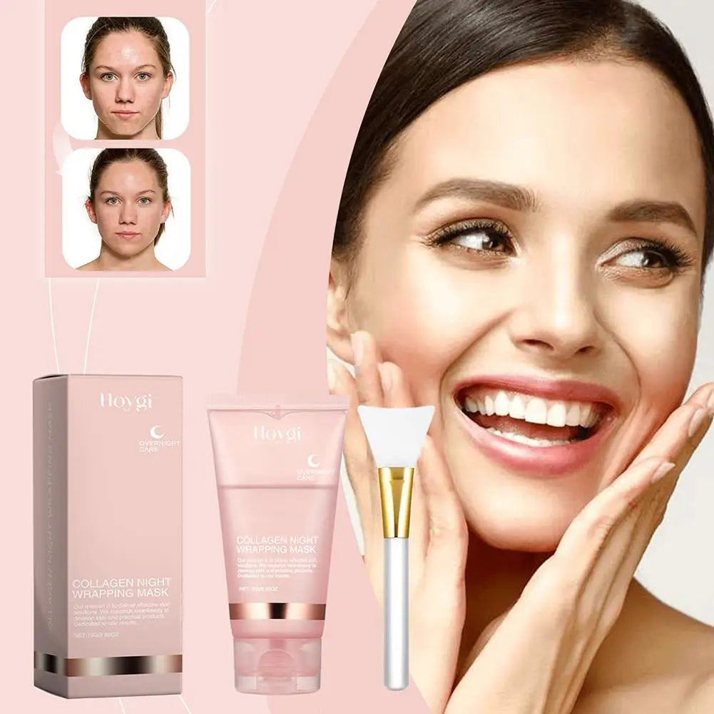 Collagen Peel Off Mask Collagen Overnight Wrapping Mask Hydrating