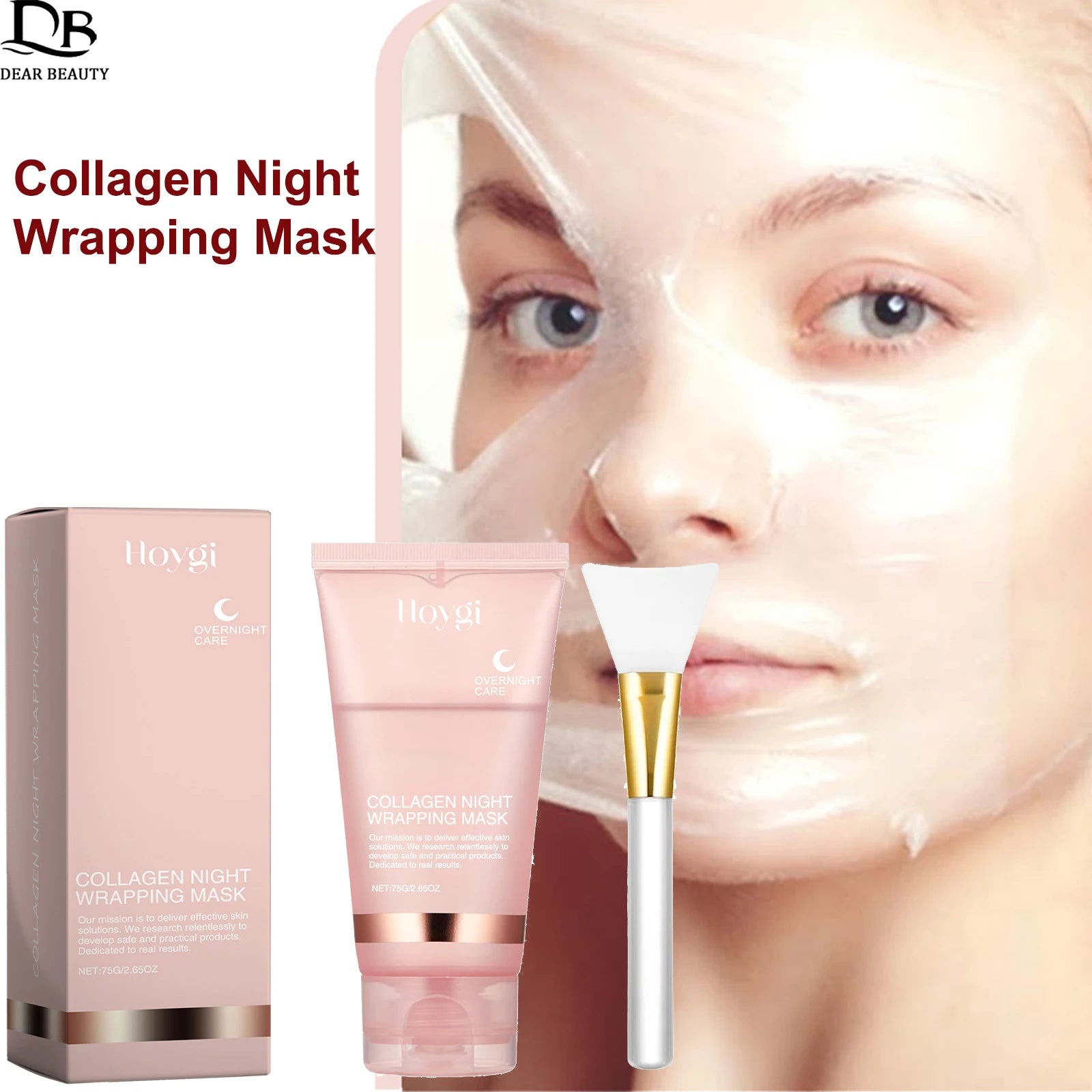 Collagen Peel Off Facial Mask Gently Cleansing Deeply Hydrating
