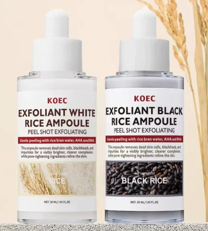 30ml Korean White And Black Rice Exfoliating Hydrating Essence