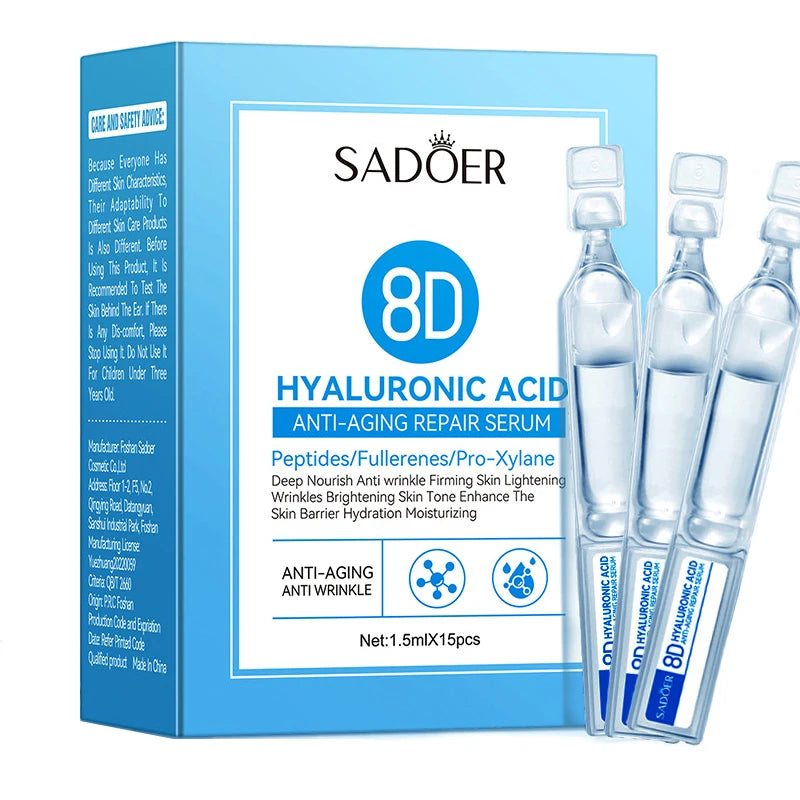 Hyaluronic Acid Face Serum Moist Tender Skin Deep Nourish Fullerenes