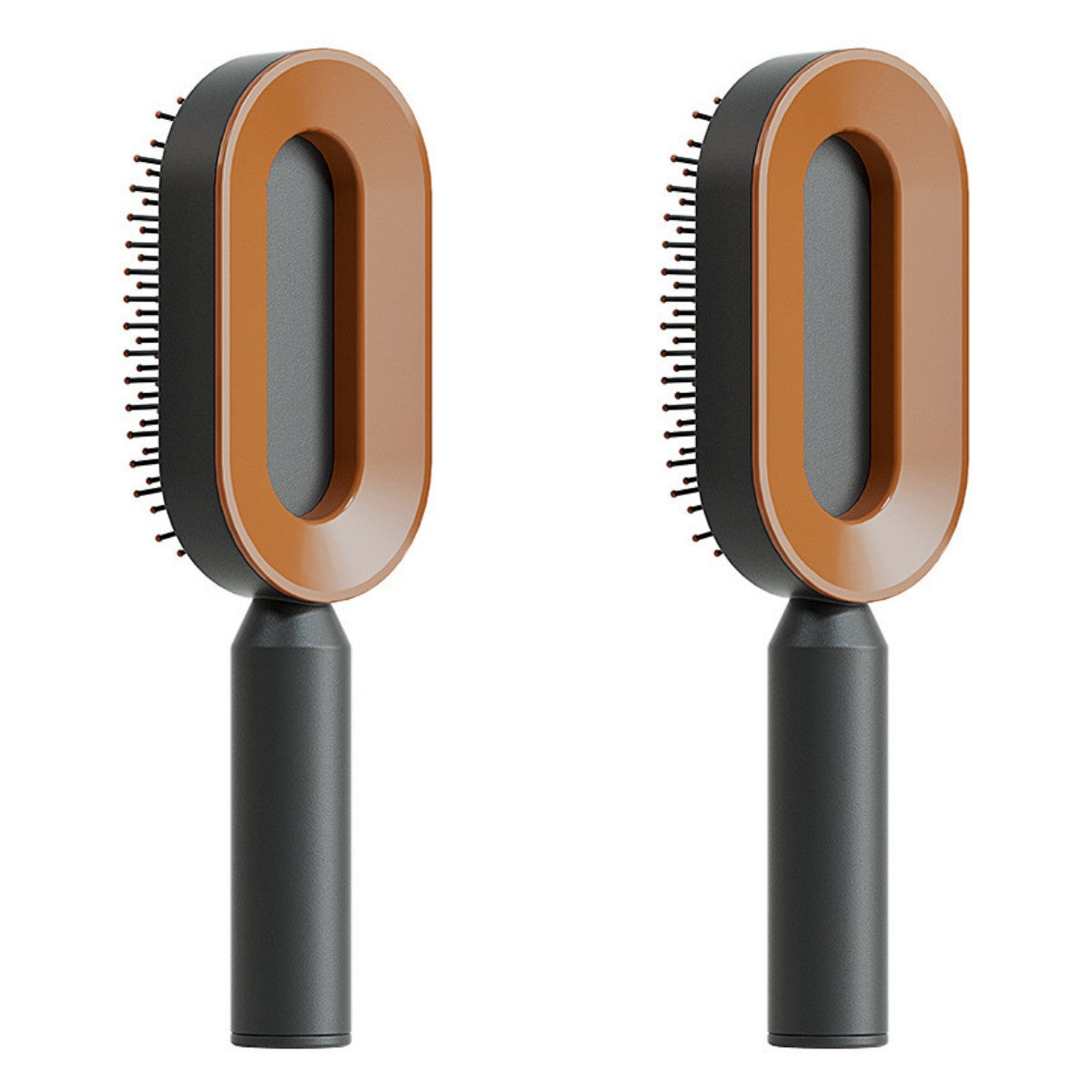 Professional Self-Cleaning Hair Brush - Certified Premium Scalp Massage & Detangling System