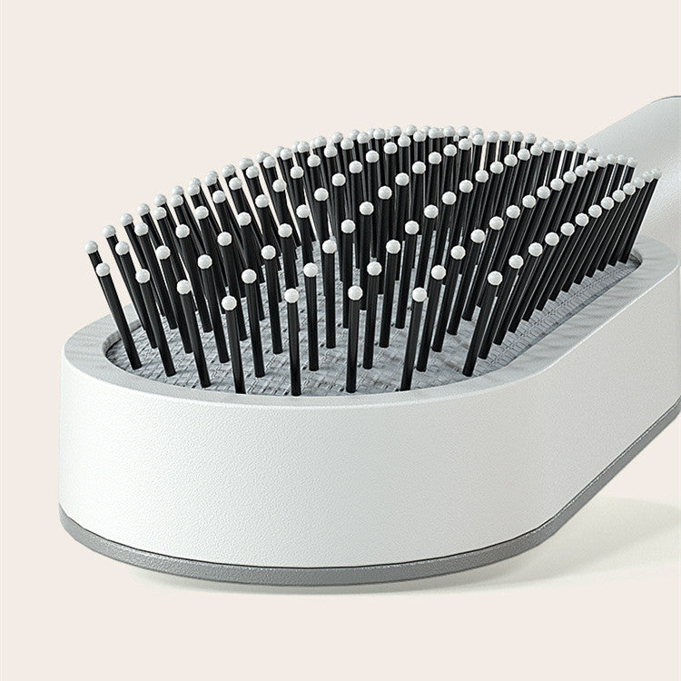 Professional Self-Cleaning Hair Brush - Certified Premium Scalp Massage & Detangling System