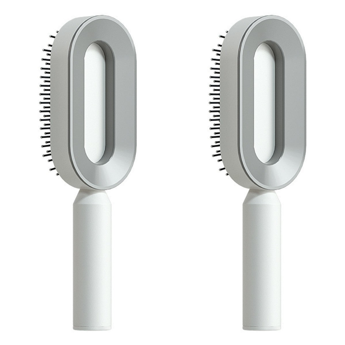 Professional Self-Cleaning Hair Brush - Certified Premium Scalp Massage & Detangling System