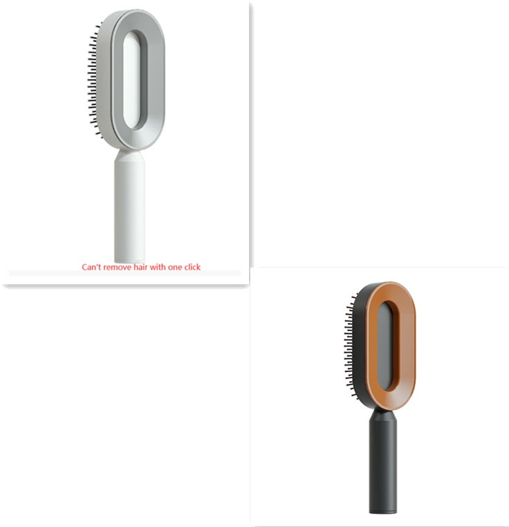 Professional Self-Cleaning Hair Brush - Certified Premium Scalp Massage & Detangling System