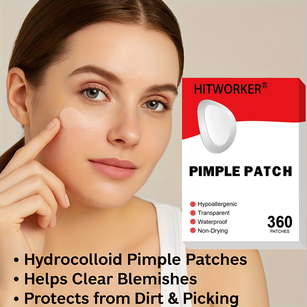 360Count Acne Patch, Covers Pimple And Acne, Acne Pimple Patch for Covering Zits And Blemishes, Spot Stickers for Face And Skin